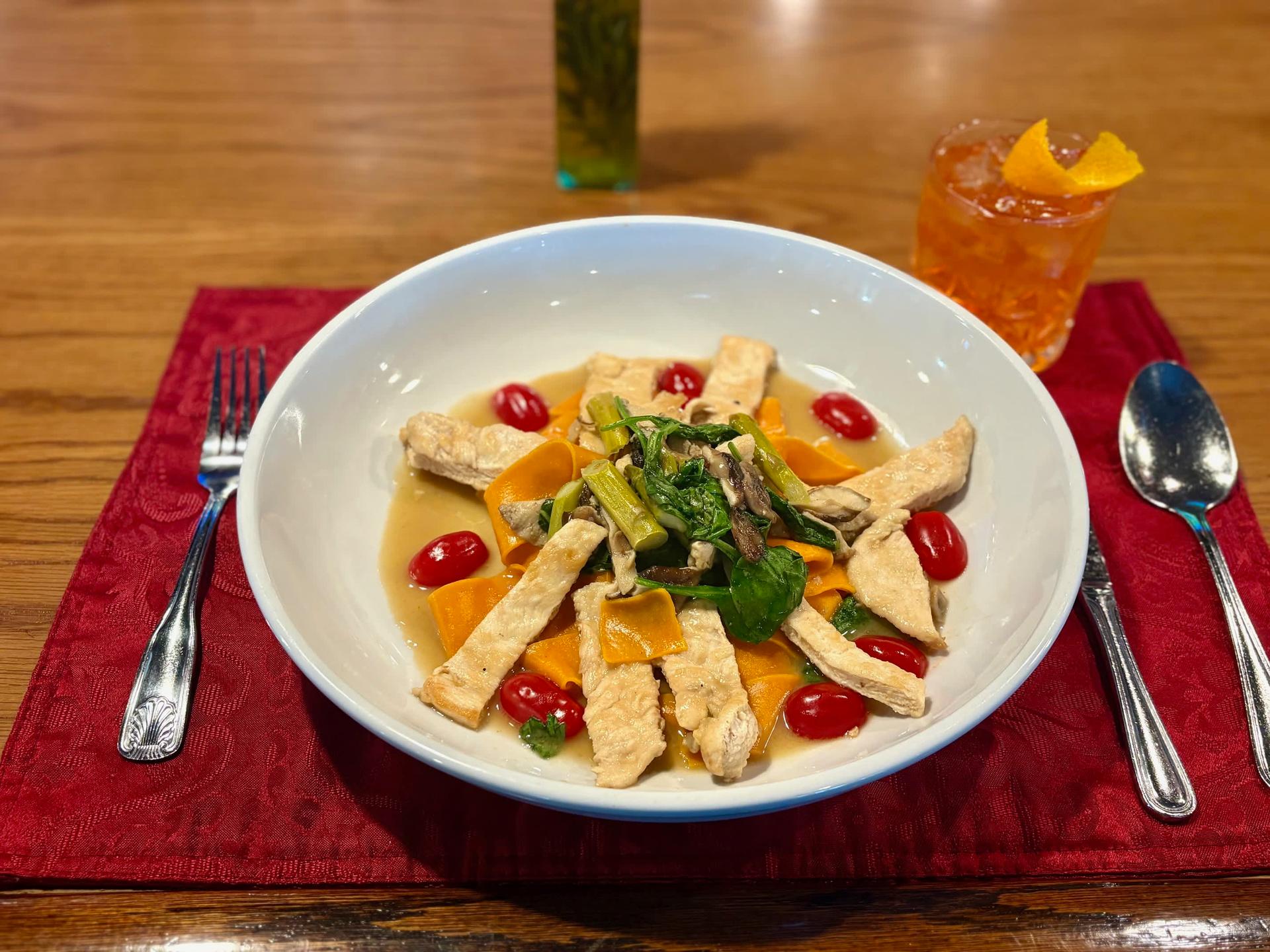 ORANGE PAPPARDELLE